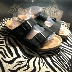 Birkenstock men suede leather sandal Sz 10